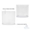 Flower Acrylic Vase Decorative Centerpiece for Home or Wedding by Royal Imports - Break Resistant - 4" Cylinder by 4" Tall